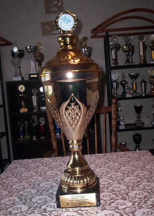 Siegerpokal DBA Ausstellung Dortmund 2008 zweit beste Gesamtleistung